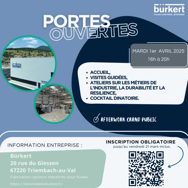 Portes ouvertes de l'entreprise Bürkert