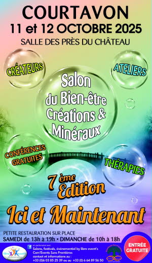 Salon du bien-être, créations et minéraux