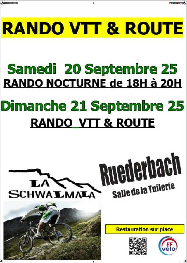 41ème Schwalmala -  rando VTT & route et marche des calvaires
