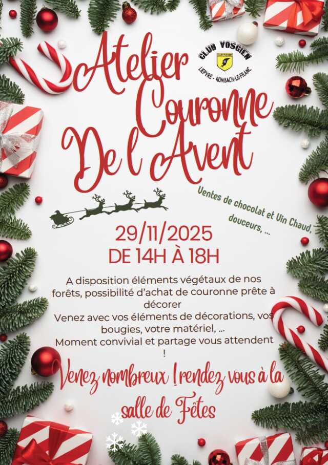 Atelier Couronne de l'Avent