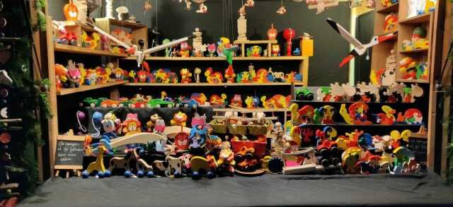 Jouets de Noël en bois