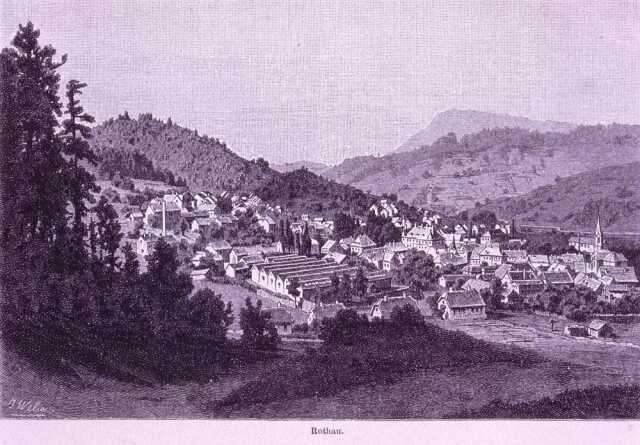 Rothau en 1850