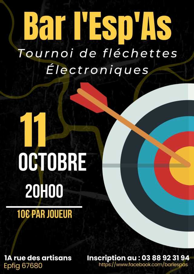 Tournoi de Fléchettes Électroniques