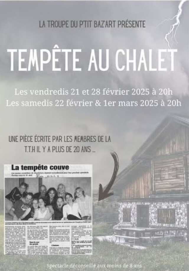 Herrli'scène - Théatre : tempête au chalet