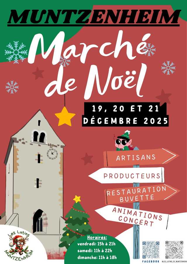Marché de Noël à Muntzenheim