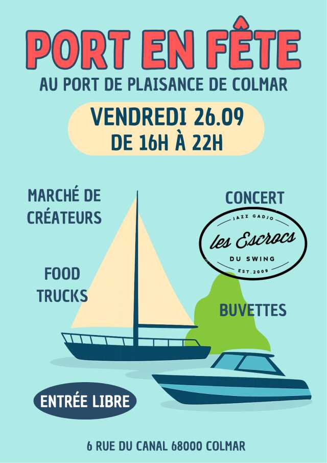 Port en fête au port de plaisance de Colmar