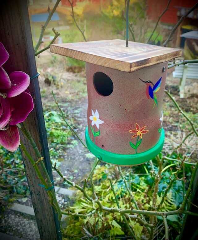 Décoration de mangeoires à oiseaux