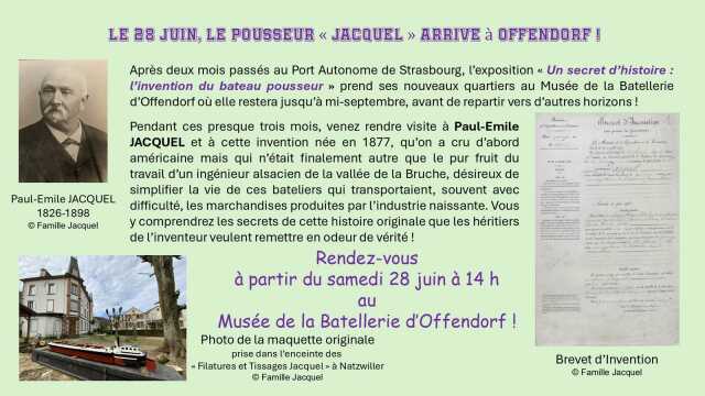 Exposition : « Un secret d’histoire : l’invention du bateau pousseur »