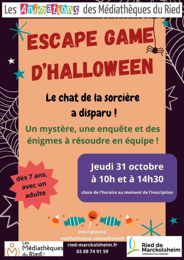 Escape game d'Halloween