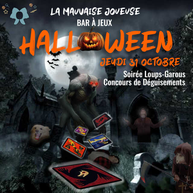 Soirée d'Halloween -  Soirée Loup-Garou en continu