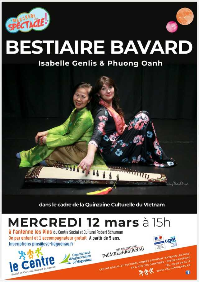 Bestaire Bavard : Isabelle Genlis été Phong Oanh