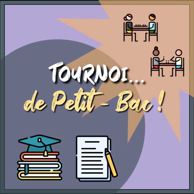 Tournoi de Petit Bac !