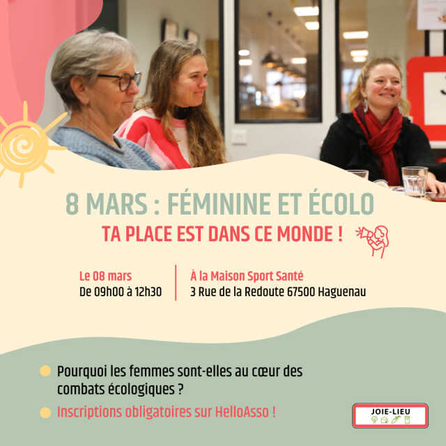 Journée du 8 mars - féminine et écolo