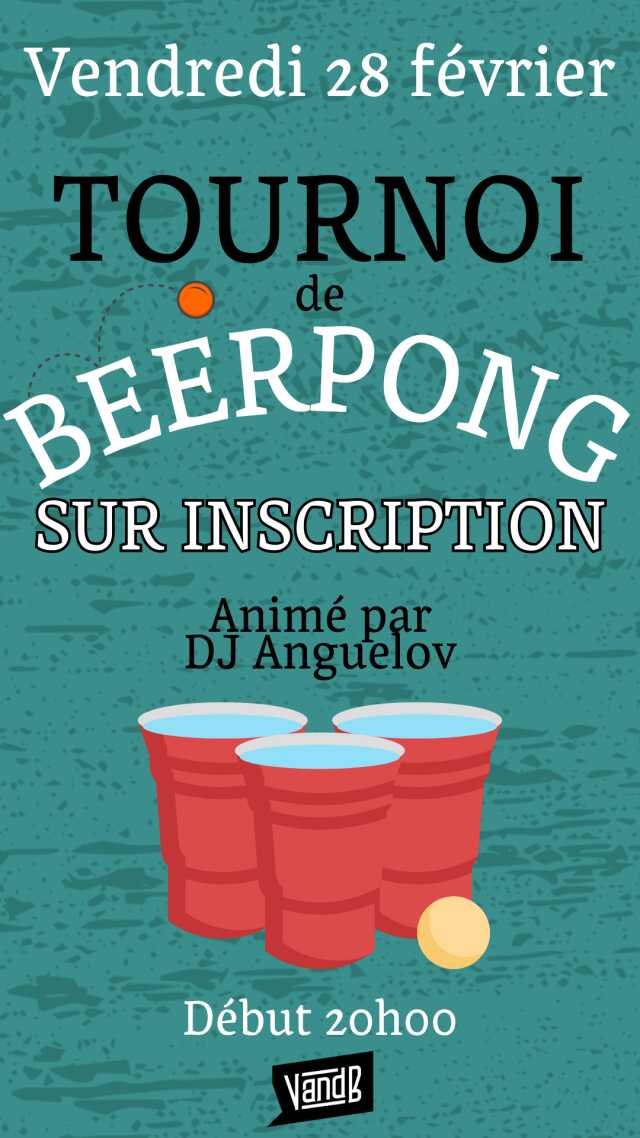 Beerpong avec DJ