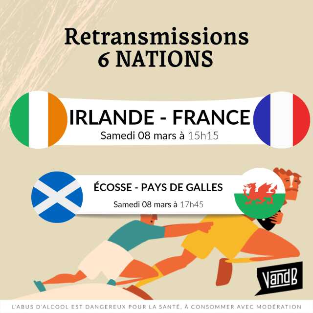 Retransmission match Irlande-France