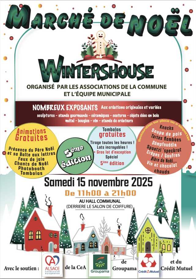 Marché de Noël artisanal et traditionnel de Wintershouse