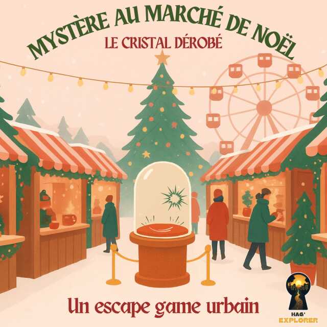 Mystère au marché de noël : Le cristal dérobé