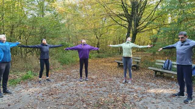 Un après midi pour prendre soin de soi : Marche active & yoga en forêt