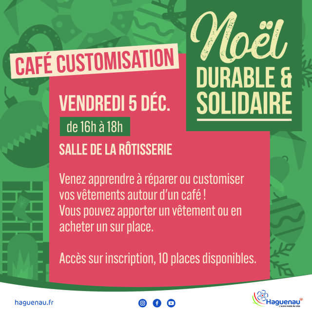 Noël durable : Café customisation