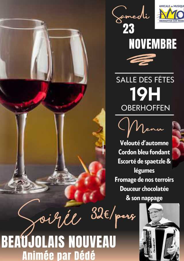 Soirée Beaujolais nouveau Oberhoffen