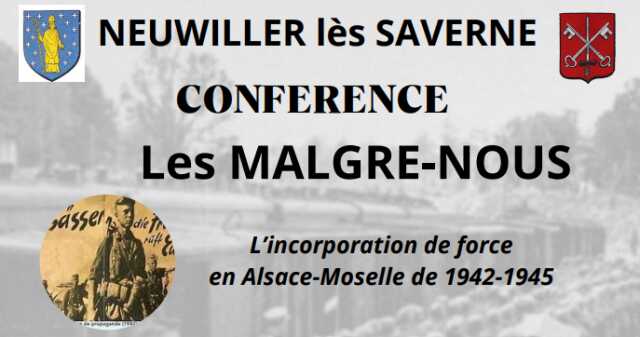 Conférence : Les Malgré-Nous