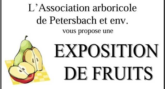 Exposition de fruits