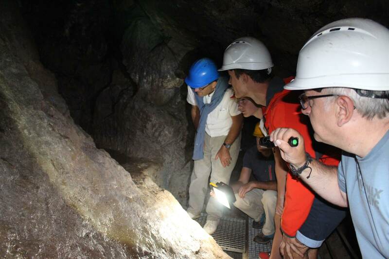 Visite des mines d'argent