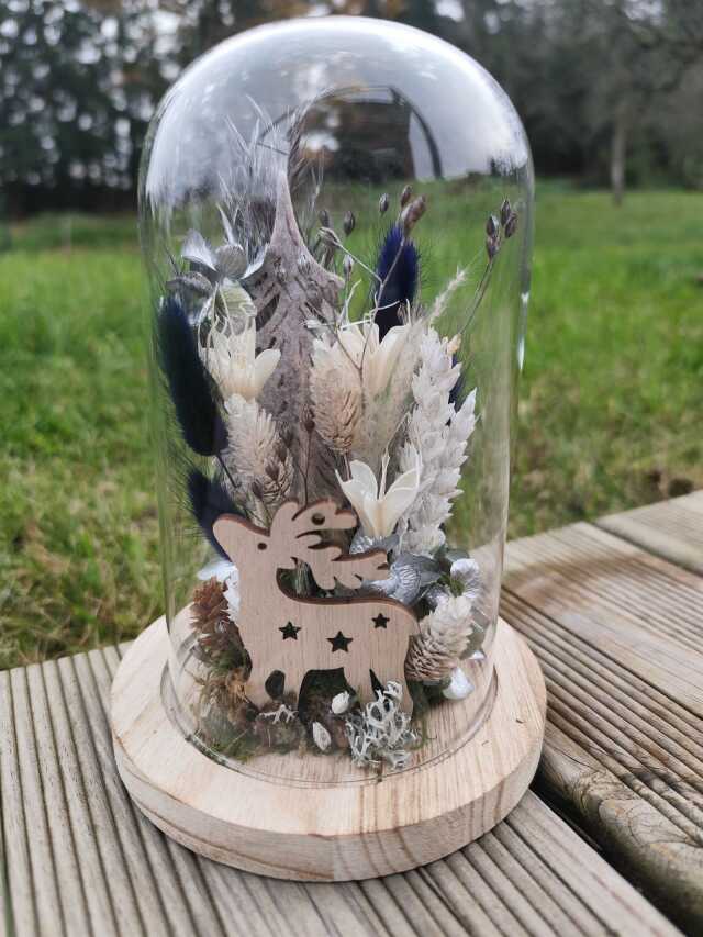 Atelier cloche de Noël hivernale