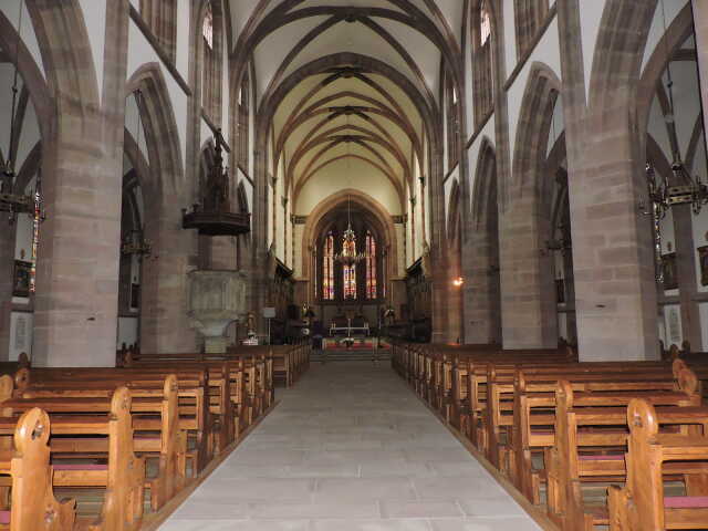 Chemins d'art sacré en Alsace - Église St-Jean-Baptiste / Collégiale St-Florent