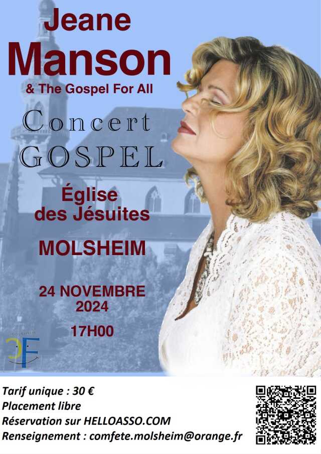 Concert Gospel - Jeane Manson & The Gospel For All