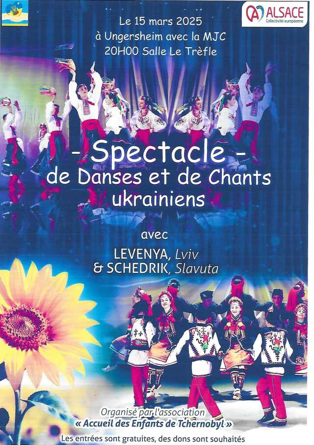 Spectacle de danses et chants ukrainiens