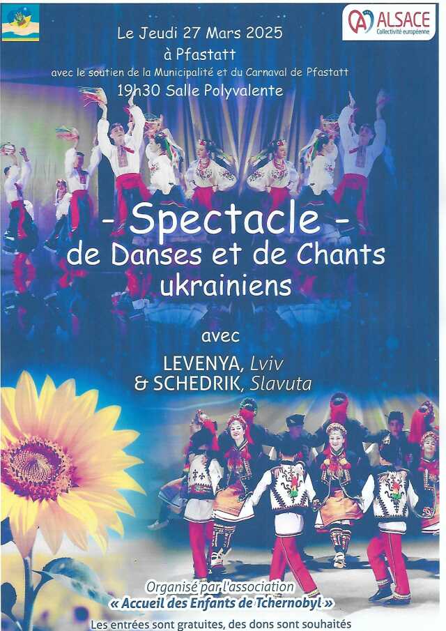 Spectacle de danses et chants ukrainiens