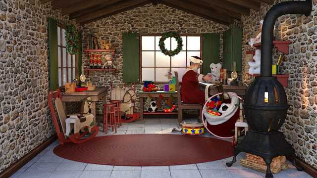 Enquête pour les enfants : Réchauffe l'atelier du Père Noël