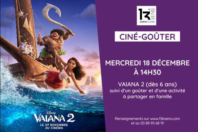 Ciné-goûter - Vaiana 2