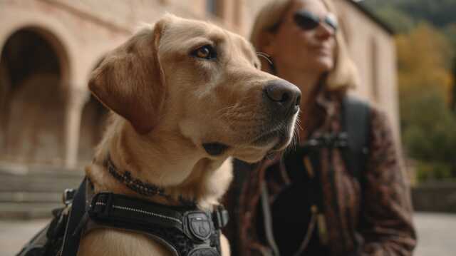 Vente de parmesan pour offrir un chien guide à un malvoyant