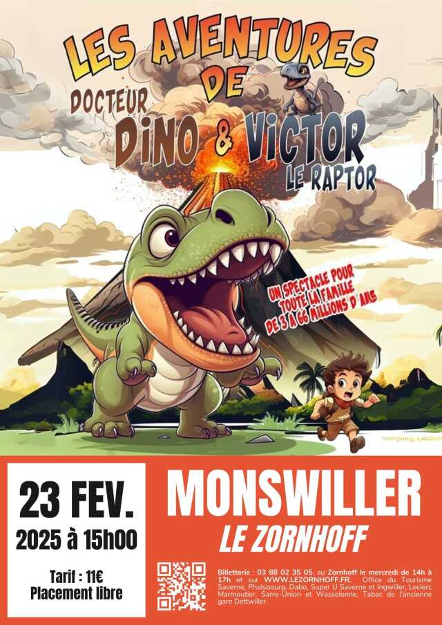 Spectacle : Les aventures de Docteur Dino & Victor le raptor