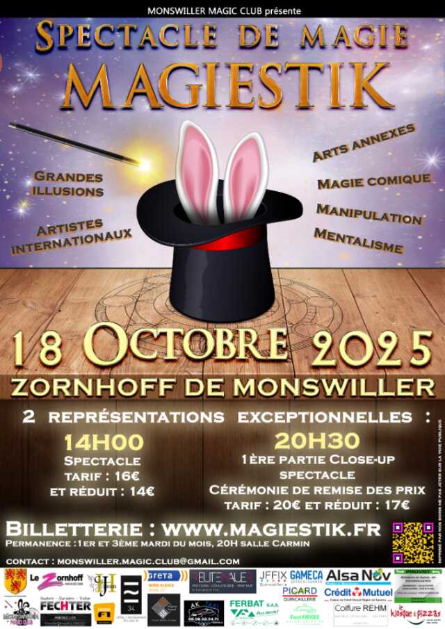 Spectacle de magie : Magiestik