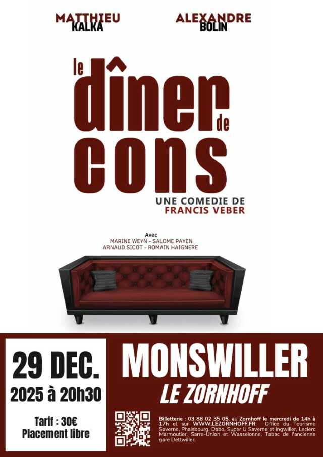 Spectacle : Le dîner de cons
