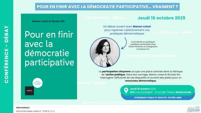 Conférence : pour en finir avec la démocratie participative