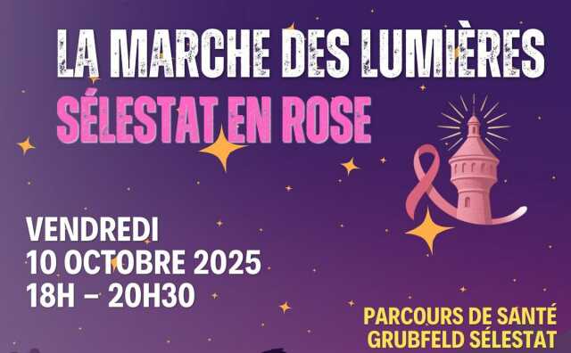 Sélestat en Rose : la marche des Lumières