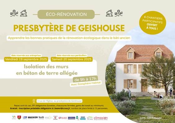 Chantier participatif du presbytère de Geishouse