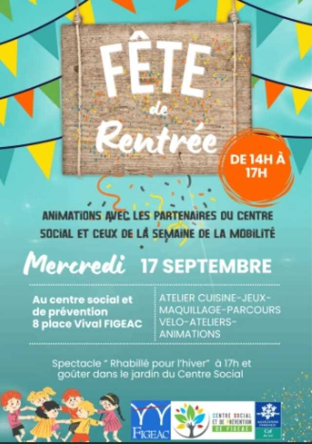 Fête de Rentrée du Centre Social de Figeac