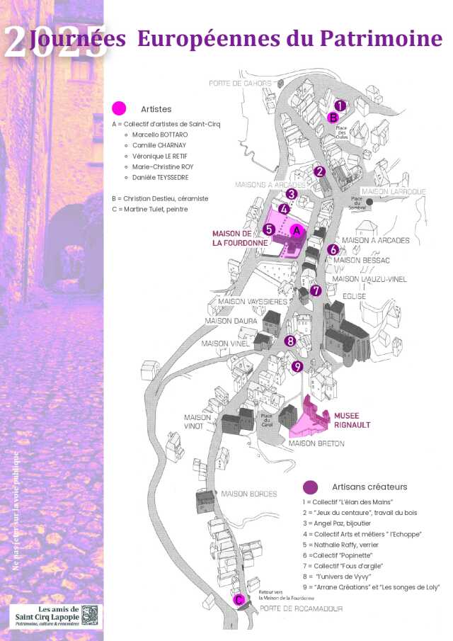Les Journées du patrimoine à Saint-Cirq-Lapopie