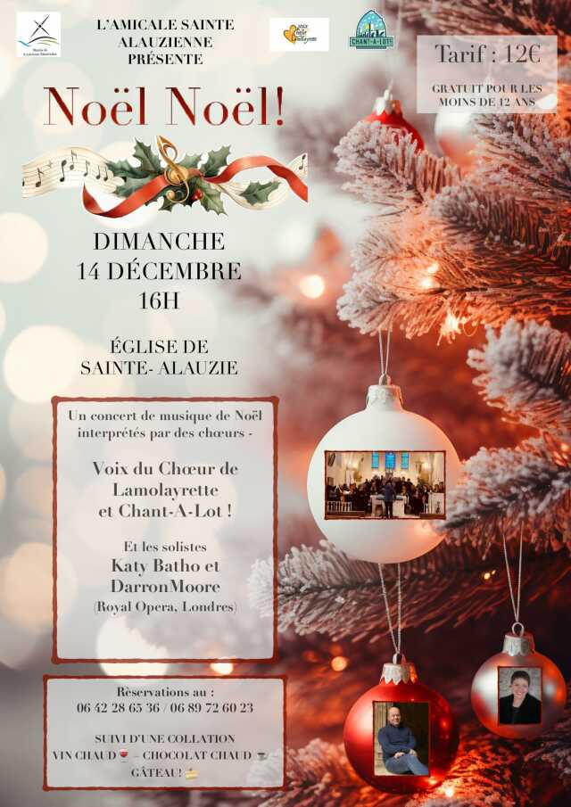 Concert de Noël à l'église de Sainte-Alauzie