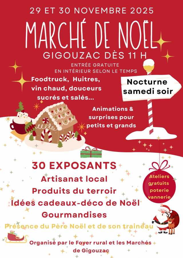 Marché de Noël à Gigouzac