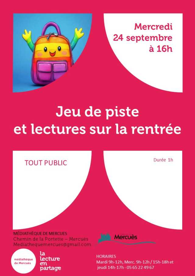 Jeu de piste et lectures sur la rentrée