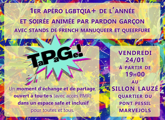 APÉRO TAPAGE + SOIRÉE PLATINES AVEC PARDON GARÇON