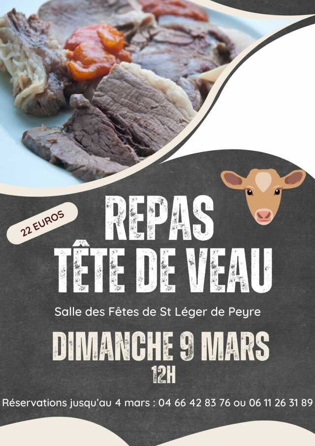 REPAS TÊTE DE VEAU