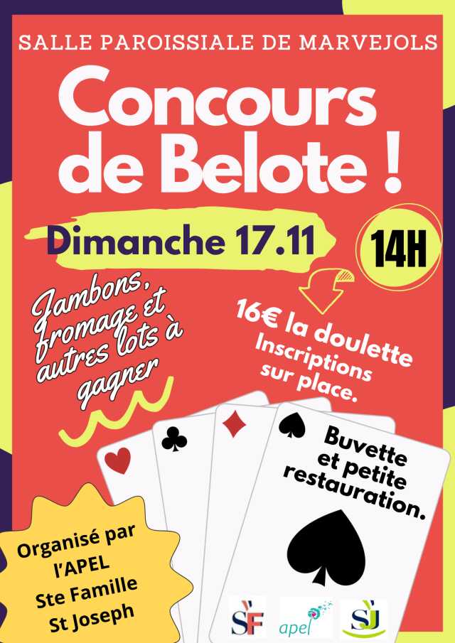 CONCOURS DE BELOTE