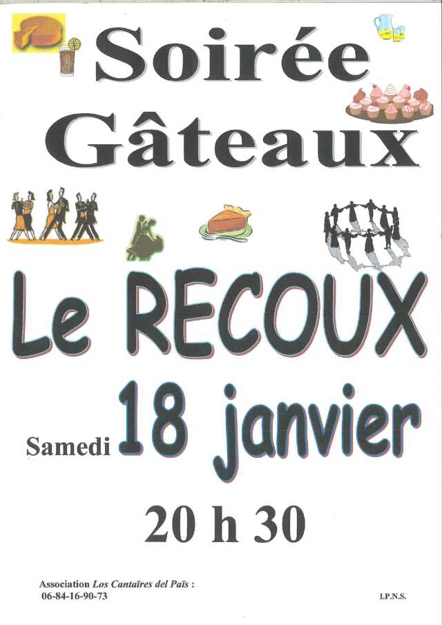 SOIRÉE GÂTEAUX